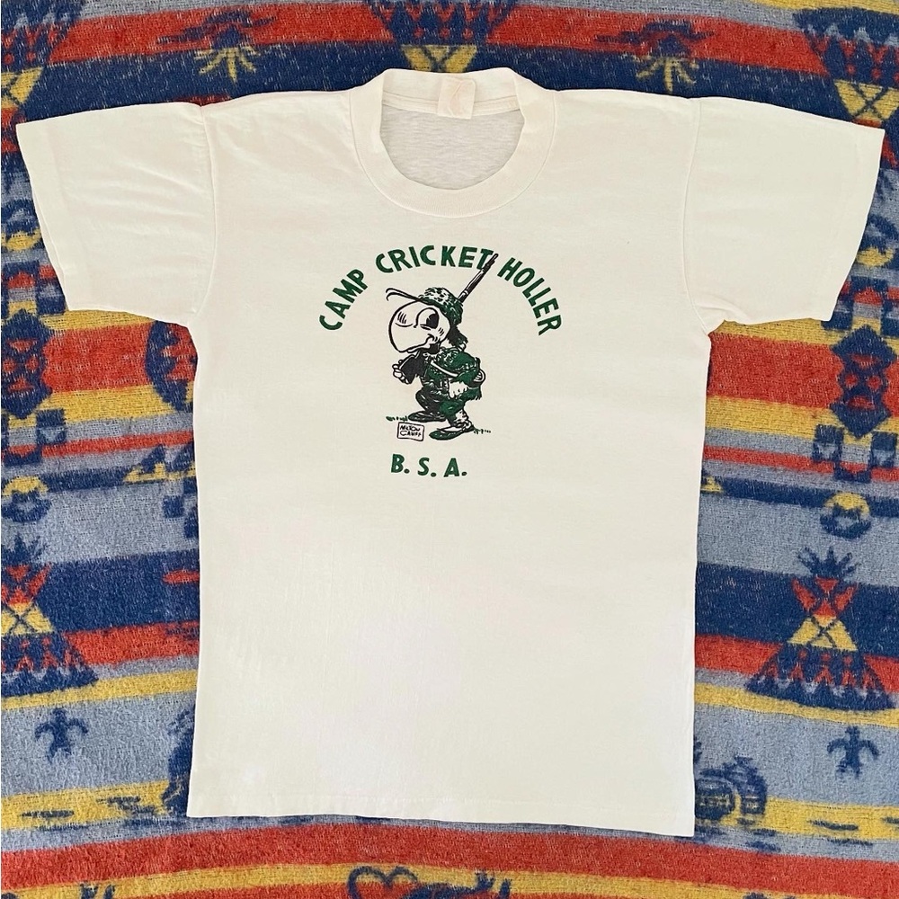 1950s vintage Camp Cricket Holler t-shirt!